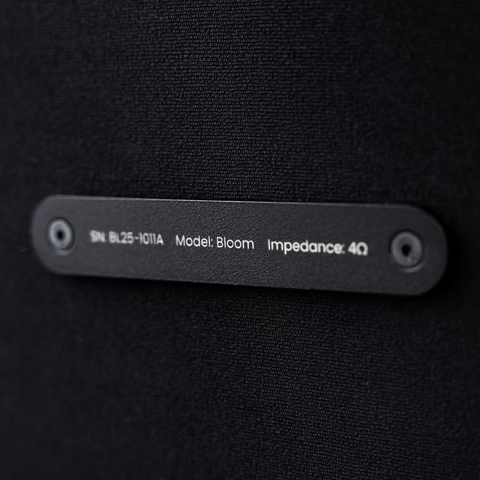 Close profile view of Silent Pound speaker silhouette